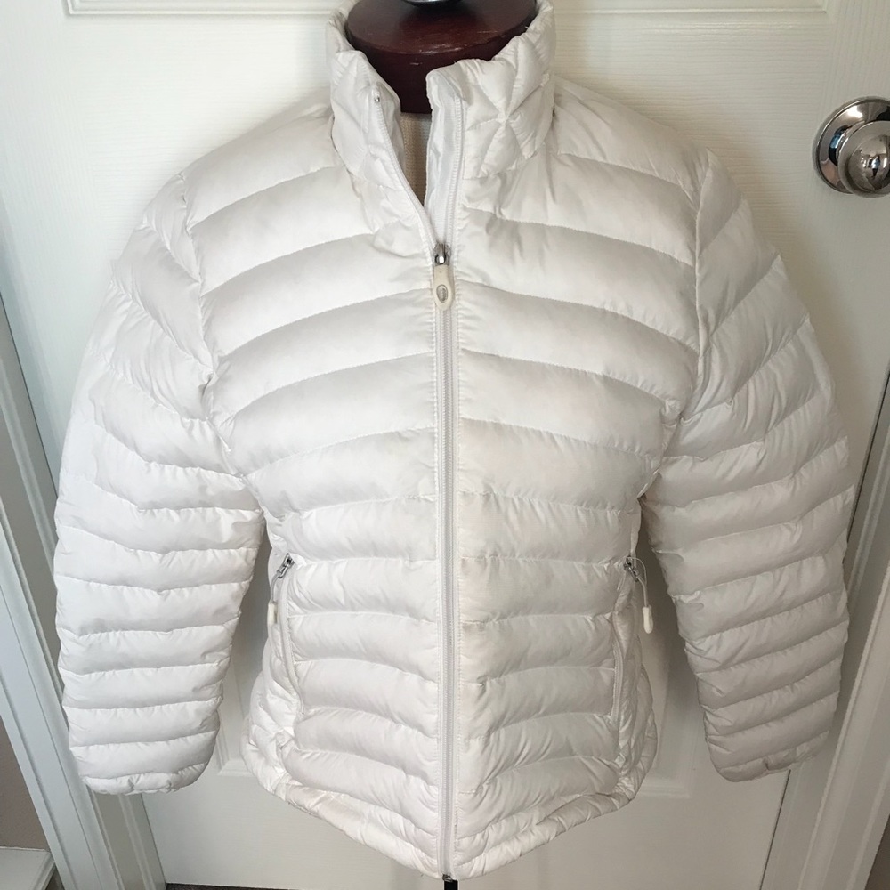 White Down Jacket Size Small